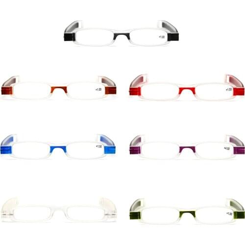 360 Degree Rotation Folding Reading Glasses for Men Women Unisex Presbyopic Foldable Eyeglass