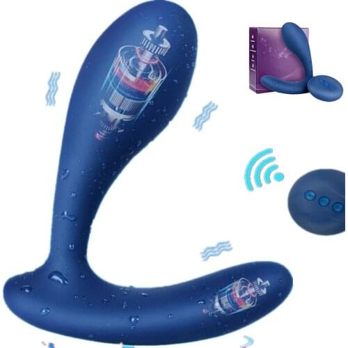 Male Prostate Massager Wireless Remote Control Anal Vibrator For Women Men Butt Plug Anal Plug Sex Toy For Men G-Spot Stimulati