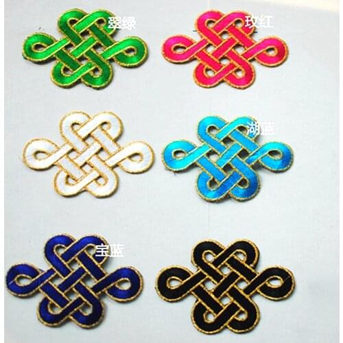 10 Pieces /Lot Iron On Embroidery Gold Appliques Costumes Cosplay Patches Fashion Trims 6.7*9.5cm