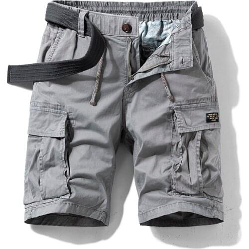 2021 summer new military uniform shorts mens casual loose mens clothing jogging tooling cotton shorts men