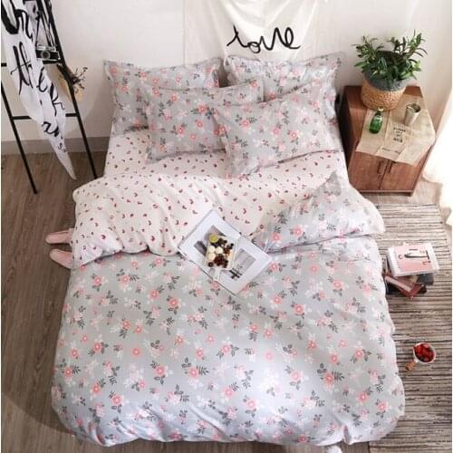 Polyester microfiber Duvet Cover Set 1pc Duvet Cover 1pc Bed Sheet Set 1pcs/2pcs Pillowcase Full/Queen/King Size Bedding Set