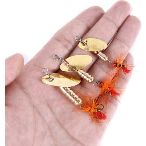 HENGJIA Spinner Baits 2g/4g/7g Fishing Lures Spoon Paillette isca Spinner Lure pesca Bass Lure Metal Sequin Bait