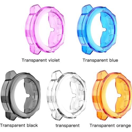 For Garmin Instinct Smart Watch Bracelet Protector Case TPU Skin Protective Cover Shatterproof Shell Case