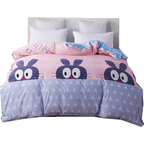 SALE【Quilt-Cover-Set】Cotton Duvet Slipcover Pillowcase Anti-dirty Bedding Set Single/Queen/King 150*200/180*220/200*230/220*240