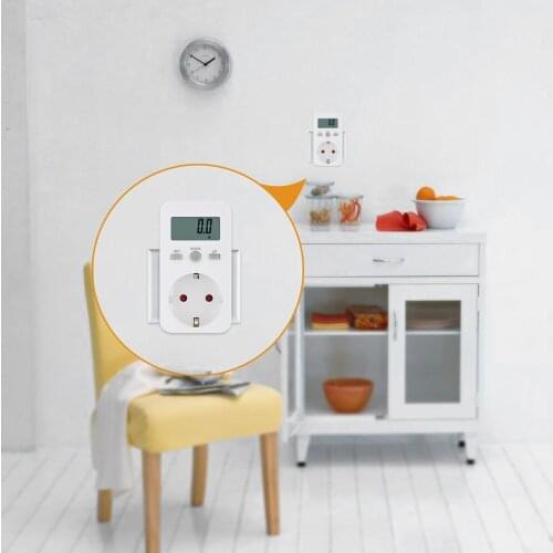 Plug-in Digital wattmeter LCD Energy Monitor Power Meter Electricity Electric swr meter Usage Monitoring Socket EU AU UK Plug