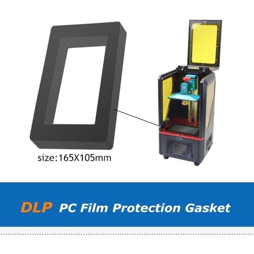 SLA DLP Resin 165X105mm PC FEP Film Sheet Anti-Dust Gasket for Wanhao D7/Anycubic Photon / Photon-S 3D Printer Parts