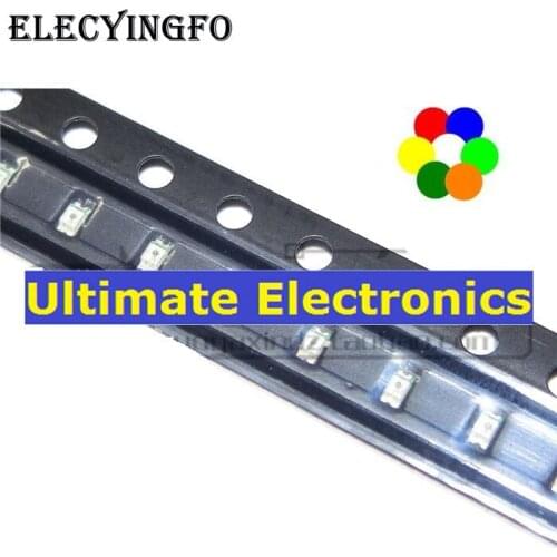 1000pcs 0603 high bright SMD LED white yellow blue green orange red light Series