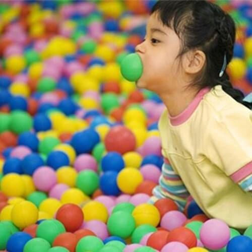 200 Pcs/Lot Soft Plastic Ball Pit Eco-Friendly Colorful Balls Water Ocean Wave Ball Toys For Boys Ball Pool Toy 5.5/7 cm