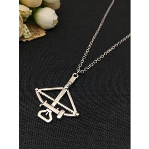 2018 / Fashion Hot Style Glamorous Alloy Pendant Walking Dead Bow Necklace, Mens and Womens Necklace Jewelry