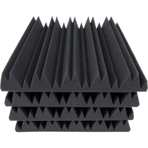 New 12Pcs Acoustic Foam Panels,2 InchX12 InchX12 Inch Foam Tiles with High Density Cancelling Foam for Recording Studios