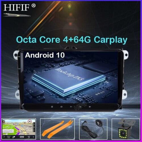 PX5 IPS DSP 4G Android 10 2 DIN Car GPS PLAYER for Seat Altea Toledo VW GOLF 5/6 Polo Passat B6 CC Tiguan Touran RADIO NO DVD