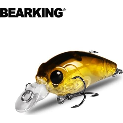 Bearking 5pcs/lot fishing lures, assorted colors, minnow 35mm 3.7g, depth 2.0m professional hot model crank bait minnow popper