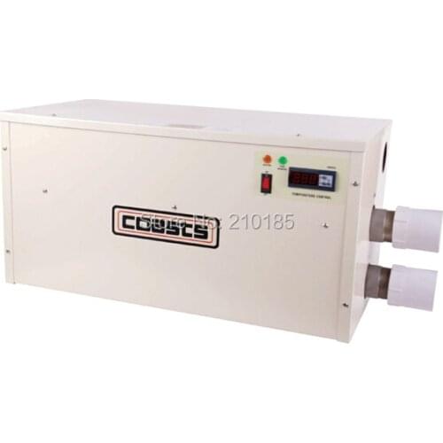 Free shipping 60KW/220-240V/50/60HZ Swimming pool SPA heater with CE, Including all necessory Part and Pipe,pool accessories