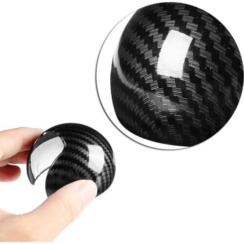 Anti-scratch Gear Shift Knob Cover ABS Durable Shift Lever Knob Wear-resistant Cover for Audi A3 8V 2014-2018 Accessories
