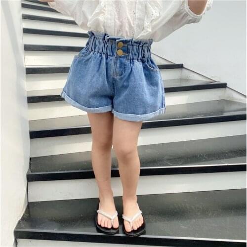 2021 summer clothing Boy girl baby children kids Denim shorts trousers Good quality comfortable clothes