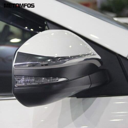 For Toyota Rav4 Rav 4 2013-2017 2018 Chrome Side Wing Rear View Door Mirror Strip Molding Trim Sticker Accessories Car Styling