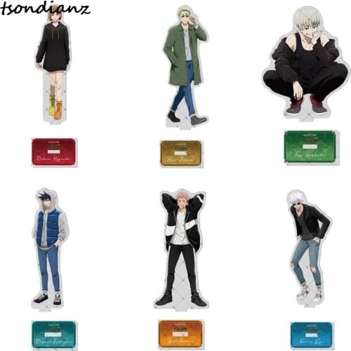 15cm Anime Jujutsu Kaisen Acylic Model Comic Figures Yuji Itadori Fushiguro Megumi Desktop Decor Ornaments Fans Collection Gifts