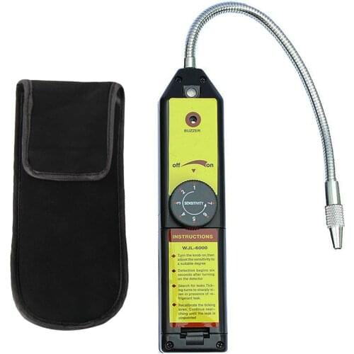 Refrigerant Freon Leak Detector For HFC CFC Halogen R134a R22a R290 Air Condition HVAC WJL-6000 Type Leak Tester Recovery