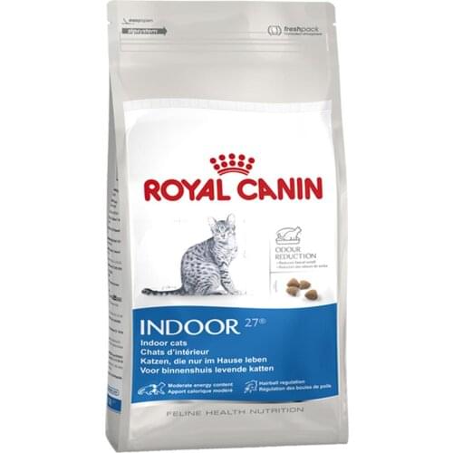 Royal Canin Indoor 27 Cat Food For Cats Always in House Old Cats 2 Kg Healthy Growth Feeding Pet Immunity Flora Support