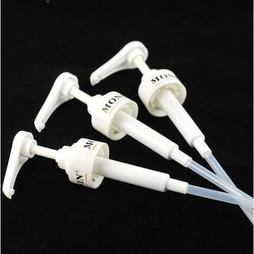 Dispenser lid /plastic syrups/ syrups pump lid/syrups dispenser/ Glass Bottle Pump Lid with high quality