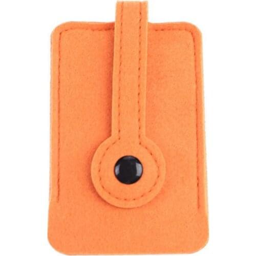 Fashion Unisex Car Key Wallet Purse Woolen Felt Keychain Holder Pocket Keys Organizer Pouch Case Bag Casual Polyester Pocket Bag