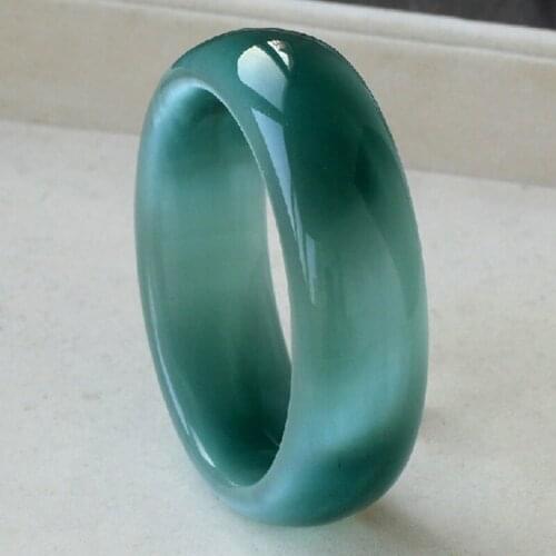Fashion Natural Jade Bangle Thin Bracelet Charm Jewellery Fine Accessories Hand-Carved Gifts for Women Men