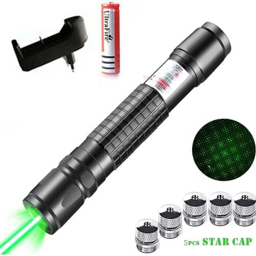 High Power green Laser Pointer Lazer Light Pen Powerful Laser Hunting 2 in 1 Gypsophila Green Laser Pen Hunting accessories