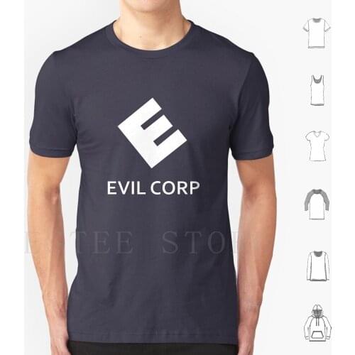 Evil Corp T Shirt Men Cotton 6Xl Evil Corp E Corp Mr Robot Elliot Hacker Hack Hacker Fsociety Fsociety Computers Computer