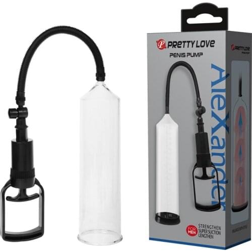Pretty LovePenis Pump Penis Enlargement Vacuum Pump Penis Extender Sex Toys Penis Enlarger Extension Adult Sexy Product for Men