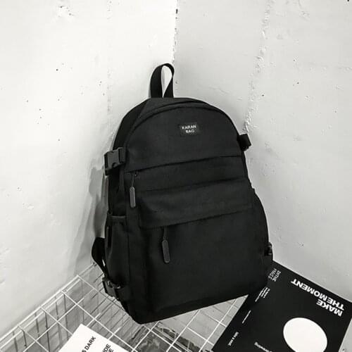 Solid Color Casual Women Backpack Oxford Large Capacity Rucksack Anti Theft College Bag For Teenage Girls Mochilas Female