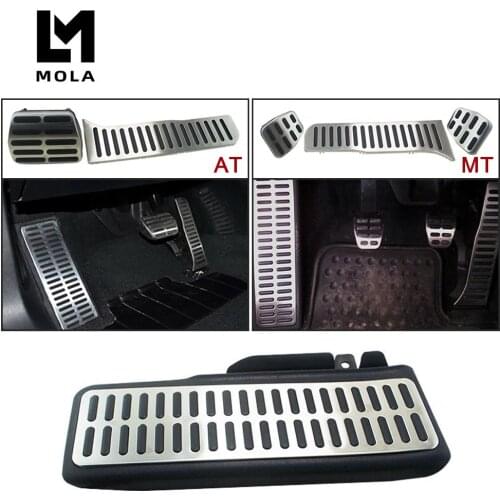 Car Gas Brake Rest Pedal Car Pedals for Volkswagen Vw Golf 5 6 MK5 MK6 Jetta MK5 Scirocco CC TIGUAN Toureg for Skoda Octavia A5
