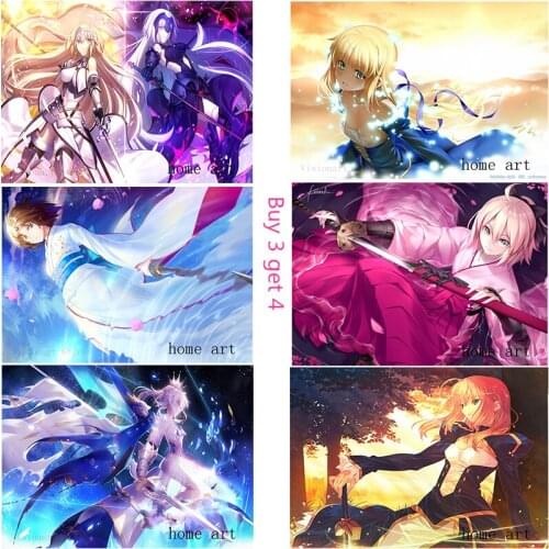Fate zero Posters Clear Image Wall Stickers Home Decoration Good Quality Prints White Coated Paper