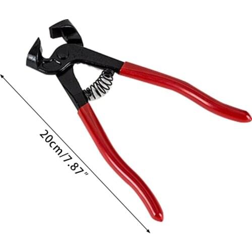 066E Glass Trimming Pliers Alloy Scissors Cutting Glass for Window Panes for Most Glass Projects Labor Saving Design