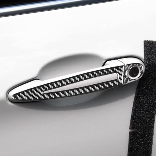 It Is Suitable For BMW Exterior Door Handle Sticker - Hollow Out BMW The Carbon Fiber E84 Old X1(11-15)