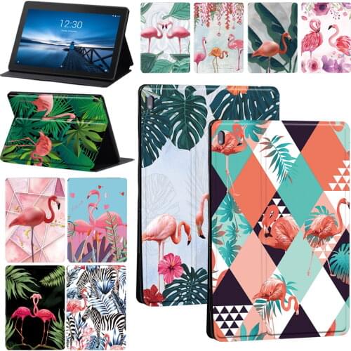 For Lenovo Tab E10/Tab M10/Tab M10 Tablet Case Plus PU Leather Cover Case + Free Stylus