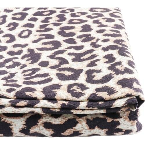 Fabric cotton Leopard print Sewing Quilting Tissus Telas for Tablecloth Apron Patchwork Needlework DIY Handmade Accessories150CM