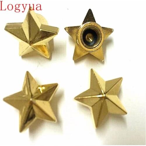 Universal Gold Sliver Five Star Tire Air Valve Stem Cap Wheel Rim Cover For Car Truck Motorcycle Bike 1.3*1.3*1.3CM 4pcs/lot