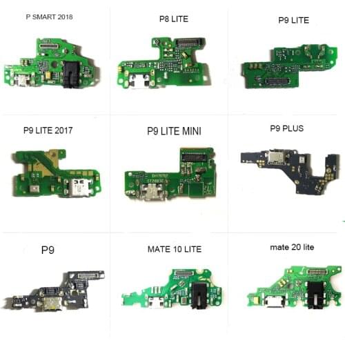 USB Port For P10 P20 P30 P8 P9 Lite 2016 2017 mate 20 lite Charger Board PCB Flex Connector Dock Charging Ribbon Cable