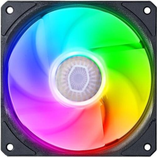 CoolerMaster vortex 120ARGB reverse blade fan chassis cooling fan 5V3PIN light effect synchronization 4PIN PWM 120mm silent fan