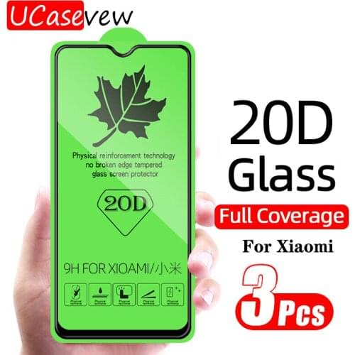 20D Full Cover Tempered Glass For Xiaomi 9 / 9Pro CC9 Lite 9T 9X 9 SE 8 Lite Screen Protector For xiaomi Play Protective Film