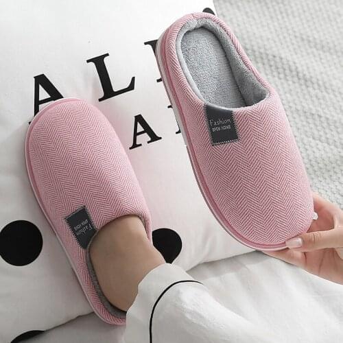 Women Slippers Winter Warm House Home Soft Non-Slip Plush Cotton Shoes Men Lovers Bedroom Ladies Girls Boys Cute Fur Slides