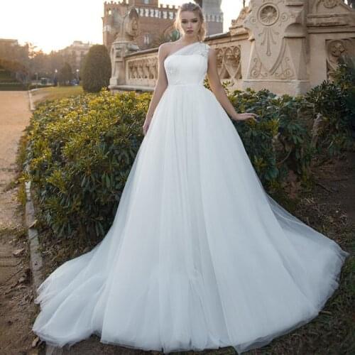 Short Sleeve V-Neck Split Skirt With Taill Lace Sash A-Line Wedding Dress 2021 Vestido De Noiva Bridal Gown