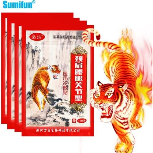 10pcs Tiger Balm Plaster Pain Relief Patch For Relieve Back Pain Neck Orthopedic Arthritis Joint Pain Medical Patch Health Care