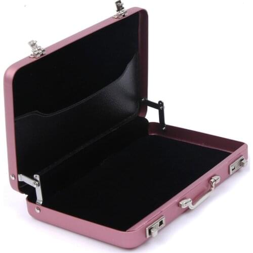 2021 New Storage Box Aluminum Business ID Credit Card Holder Mini Suitcase Bank Card Box Holder Jewelry Case Organizer Rectangle