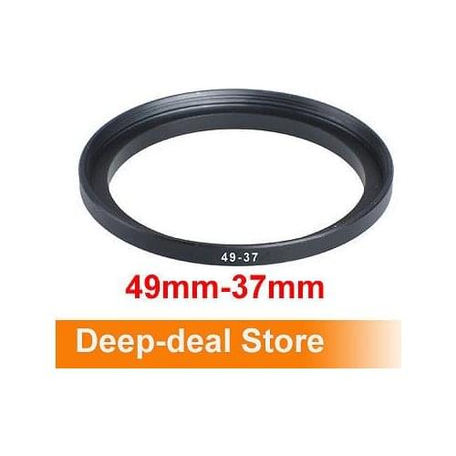 49-37mm 49mm-37mm 49 to 37 Black Aluminum metal Neutral Brand Step down Filter Ring lens Adapter
