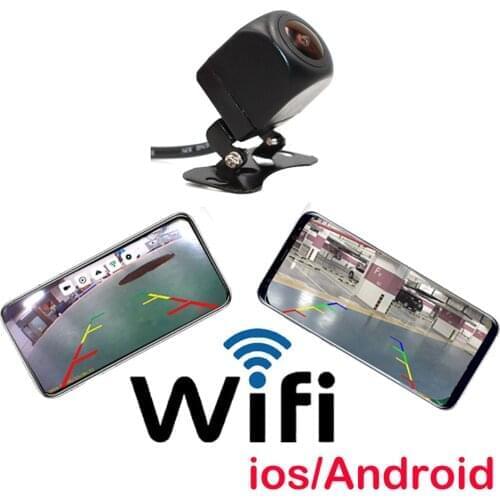 WIFI HD Car Reverse Camera Wireless Car Rear View Camera for IOS Iphone and Android Phone With Video Recording Function