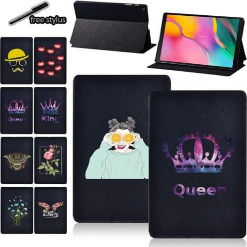 Tablet Case for Samsung Galaxy Tab S6 Lite/Tab A7/Tab A A6 10.1/Tab A 10.5/Tab A 9.7/Tab A 8.0/S5e 10.5 Inch + Free Stylus