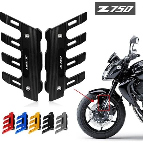FOR KAWASAKI Z750 Z750S 2005 2006 2007 2008 2009 2010 2011 2012 CNC mudguard side protection block front fender anti-fall slider
