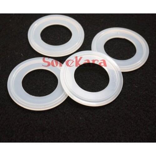 LOT 5 19x50.5mm I/D x Fits Ferrule O/D Sanitary Tri Clamp Ferrule Silicon Sealing Gasket Ring Washer