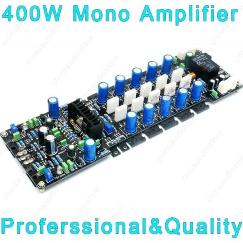 LME49810 2SA1943 2SC5200 400W Mono Amplifier Board HIFI Amplifier For DIY Audio LME49810 2SA1943 2 Transistor Speaker Protection